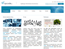 Tablet Screenshot of opcode.pl